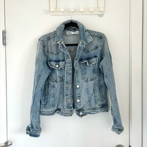ZARA - Fitted Denim Jacket